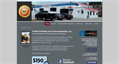 Desktop Screenshot of franksautobodyinc.com